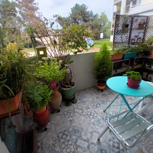 Appartement de type 3 en bon état avec balcon et cave.